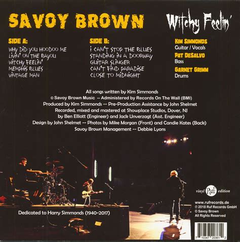 Embark on a Journey of Esoteric Discovery with Savoy Brown's Witchy Feelin